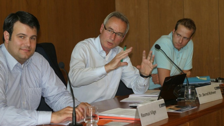 Rasmus Vöge, Bernd Rohwer und Oliver Fraederich Rasmus Vöge, Bernd Rohwer und Oliver Fraederich